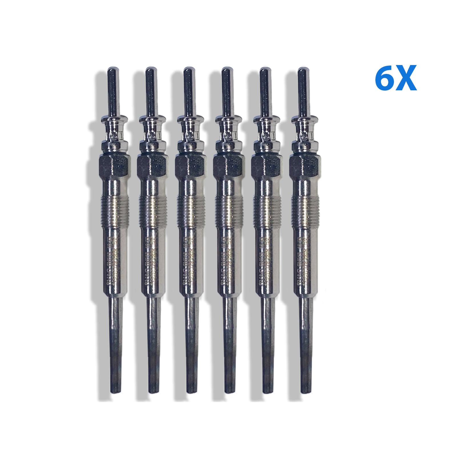 Lot de 6 bougies de préchauffage pour BMW 1 3 5 6 7 Séries X3 X5 X6 Diesel 12237786869