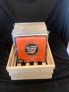 Vinyl Styl VS-RS-05 Metro LP Crate 12 Inch LP Record Storage 85+ Capacity