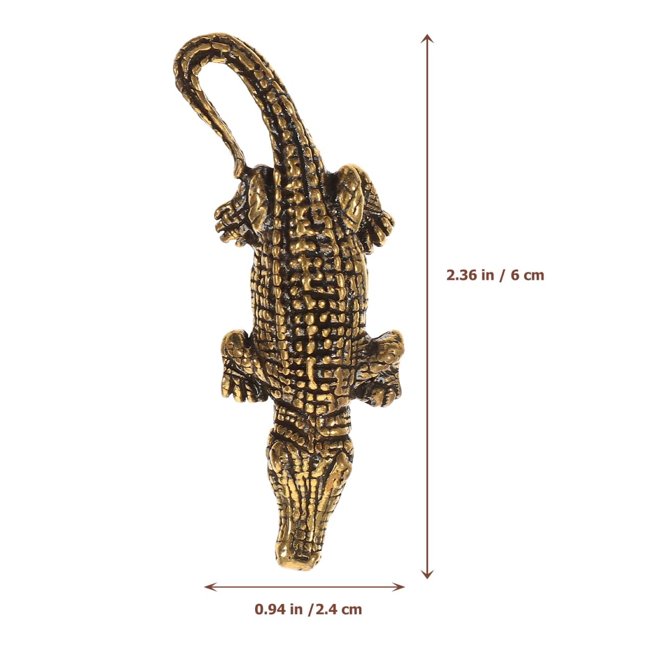Amazon.com: IWOWHERO Keychain Brass Crocodile Keychain Pet