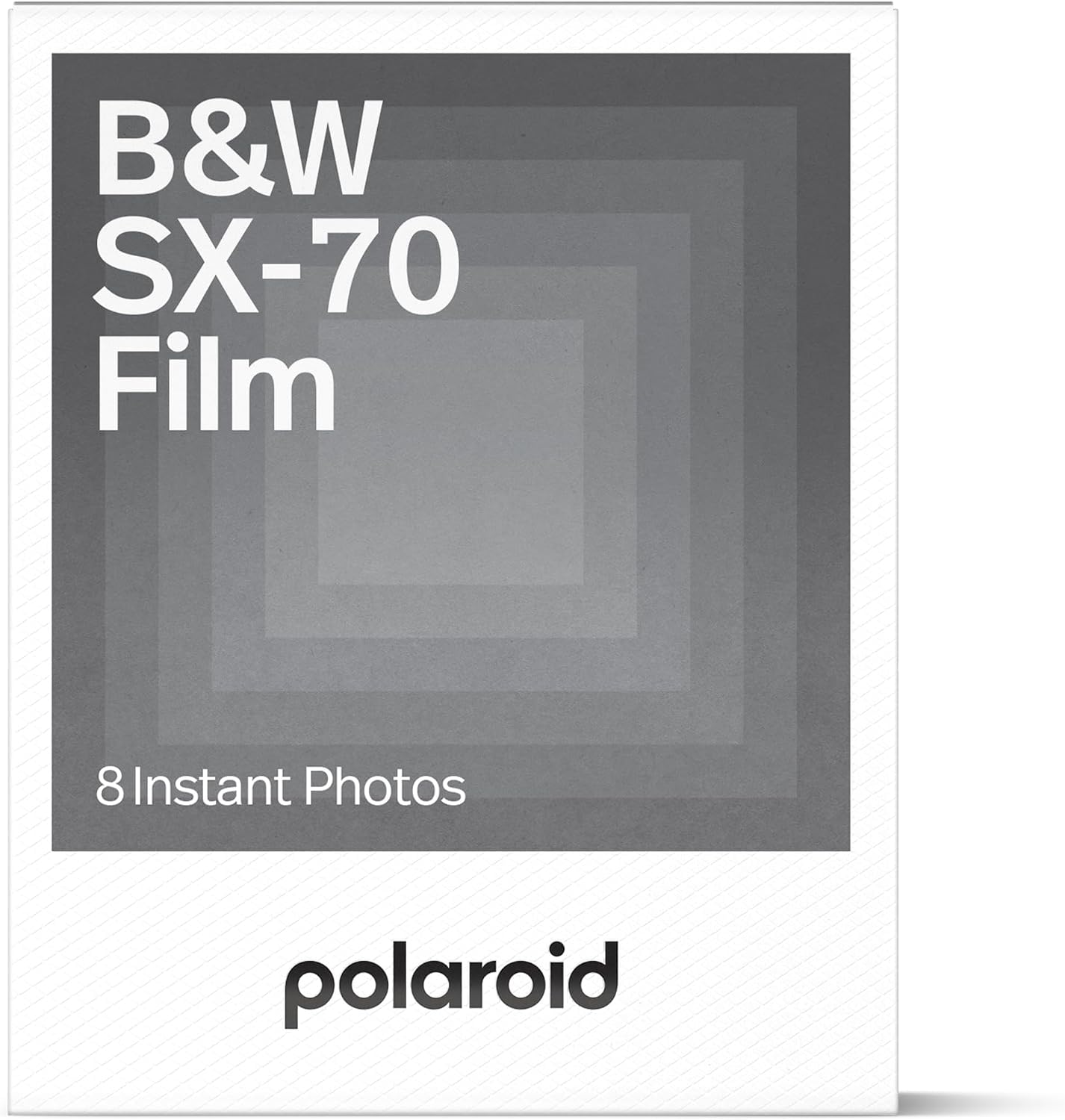 Polaroid Lot de 2 films noirs et blancs pour appareil photo instantané SX70 16 photos