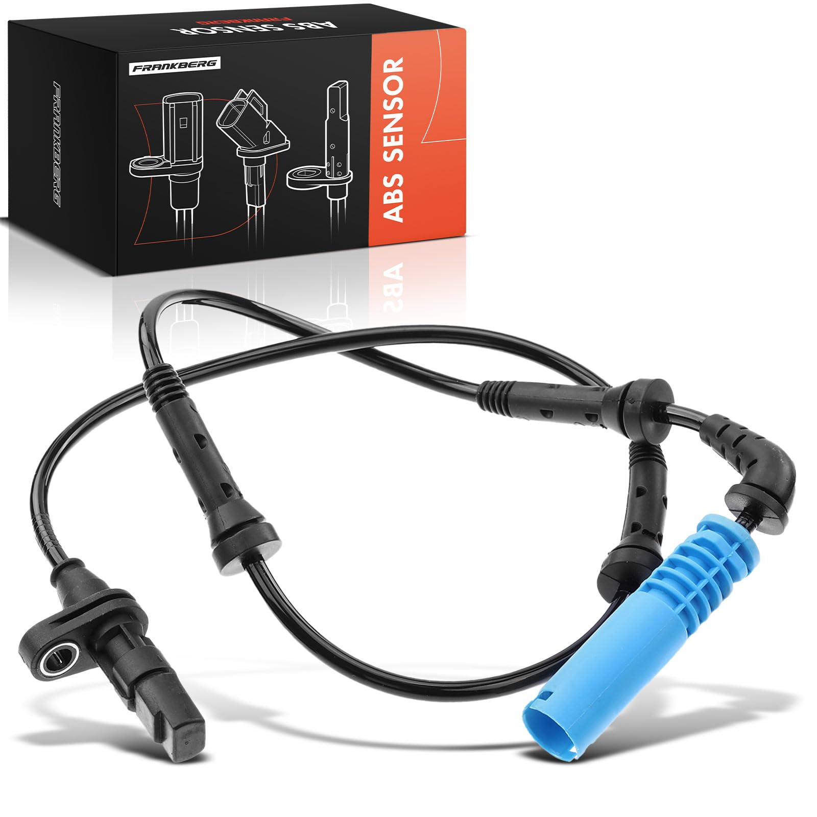 Frankberg Capteur de vitesse de roue ABS avant gauche droit 34526756382 | Compatible avec: Série 3 E46, Série 3 Touring E46