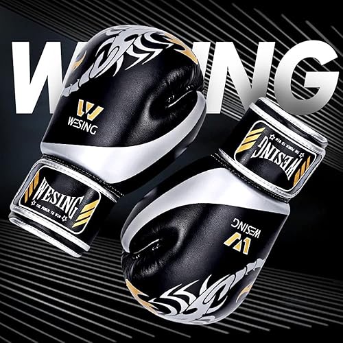 Miniatura 8 de Wesing - Guantes de boxeo para niños y niñas, guantes de boxeo de 6 onzas para niños de 5 a 12 años, guantes de entrenamiento de boxeo para hombres