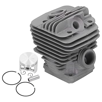 Cylinder Head Kit, Large Bore High Silicon Aluminum Alloy Good Heat Dissipation Piston Rings Pin Set Standard Thread for 1122 020 1209