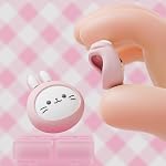 PlayVital Poignées pour commutateur Nintendo 2 | Bouchons de joystick en silicone Kawaii (4-Pack) - Accessoires mignons Couvertures de baguettes pour Joycon 2 - Pink Cosplaying Kitten & Puppy