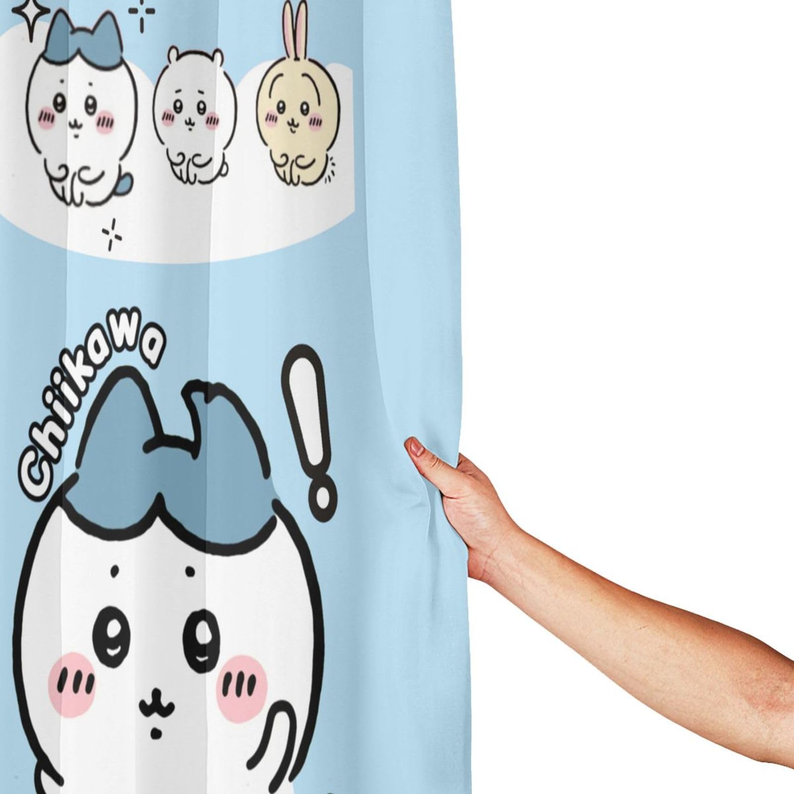 ❄✨♦シャワーカーテン ❤❄✨入手困難☆☆☆☆ Amazon｜シャワーカーテン ちいかわ ハチワレ おしゃれ 防水 防