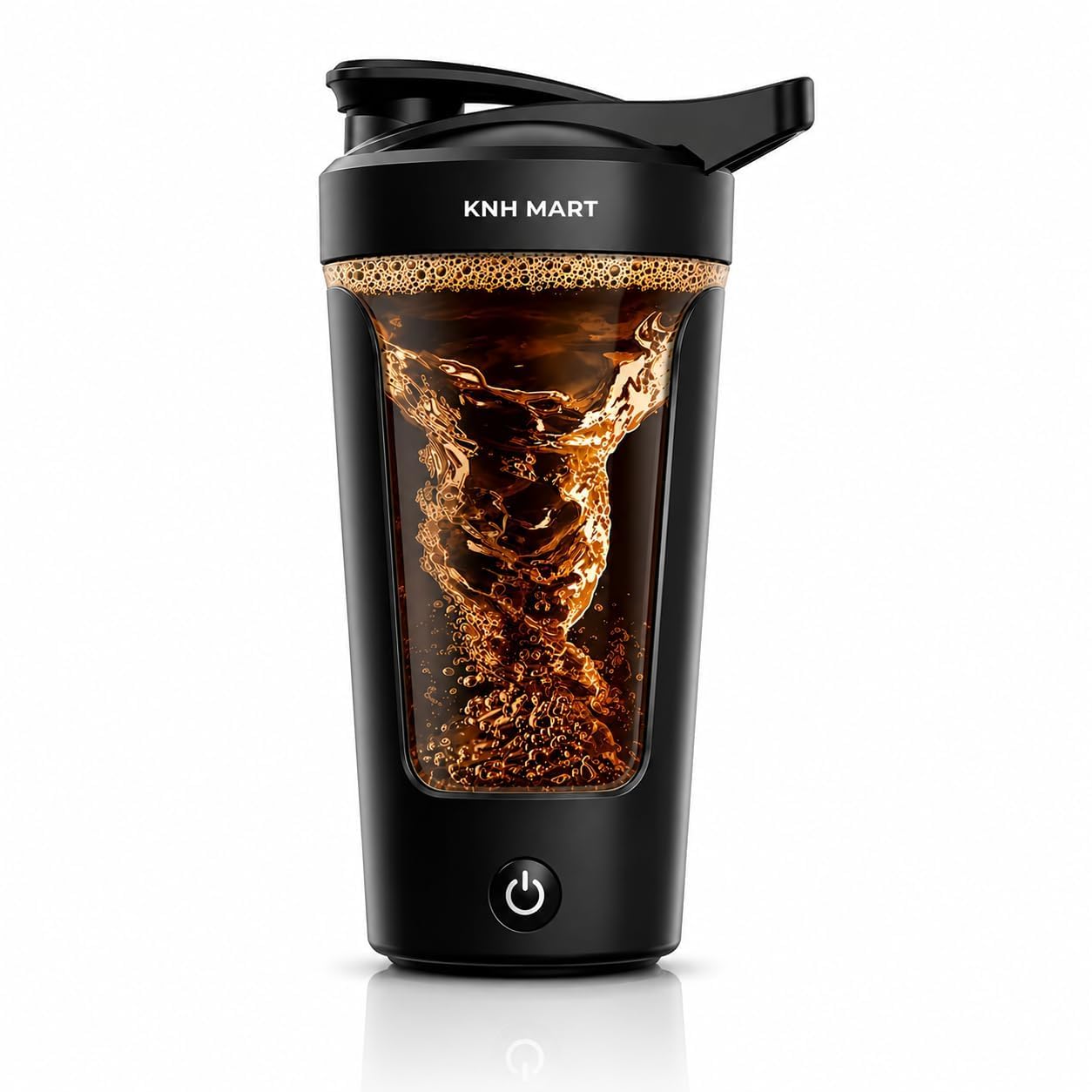 450ml Electric Protein Shaker Bottle Automatic Shaker Blender Mixer Bottle Automatic Mixing Gym Shaker Cup Portable Blender Bottle for Protein Shake Mixer Gym Bottle (Black)-image-23