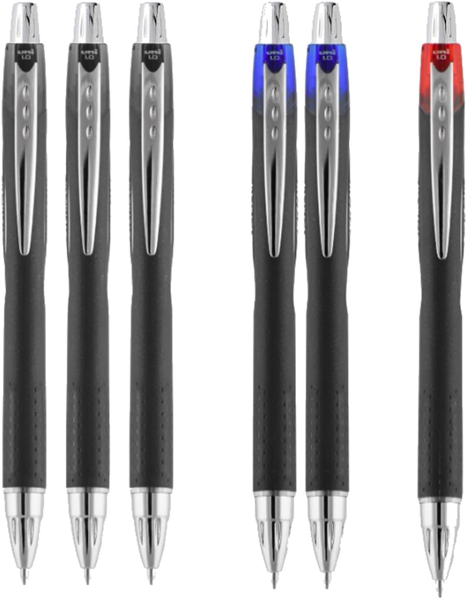 Uni Jetstream RT, 1.0mm Bold Ballpoint, Includes 3 Black, 2 Blue, 1 Red
