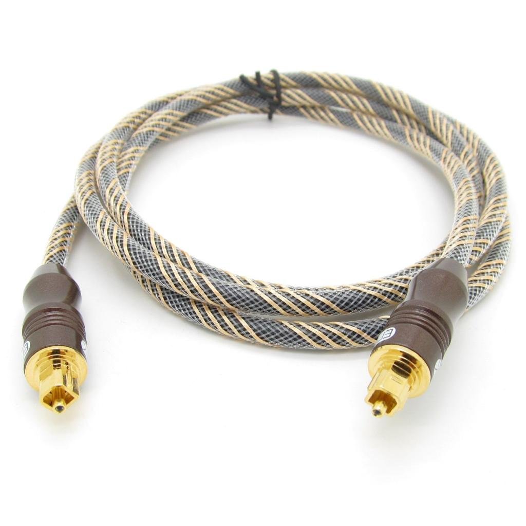 5 FT Premium Toslink Digital Optical SPDIF Audio Cable Male to Male