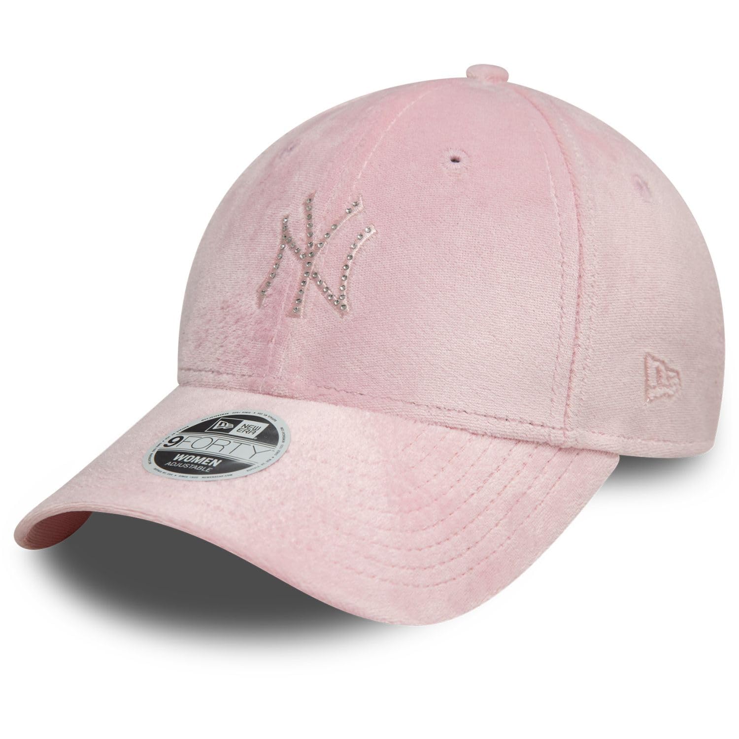 New Era Women's Rose 9Forty Cap - Velour Diamante Ny Yankees