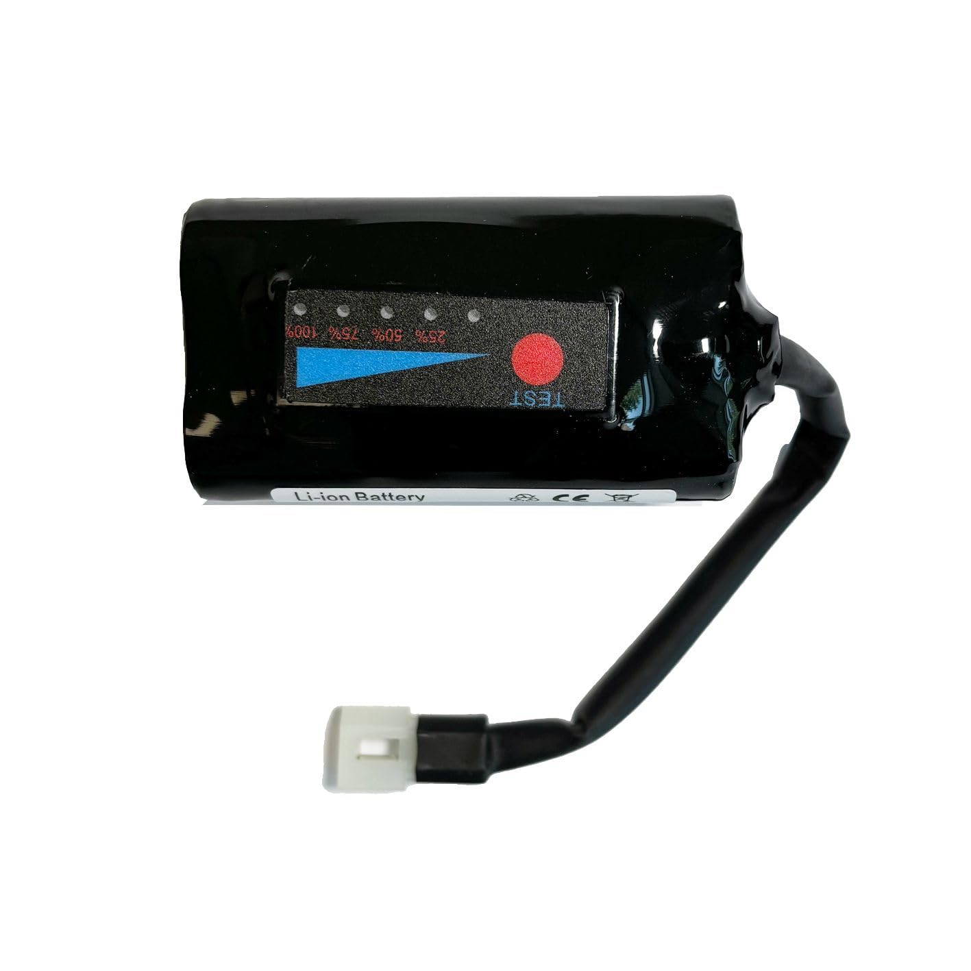 ENERpower Li-Ion-Akku Grünau 7,4V 6800 mAh 2S2P für Taschenlampen wie von Lupine, MyTinySun, Sigma mit Ladestandanzeige