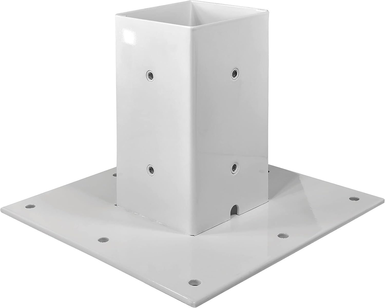 Mail Boss 7151 Surface Mount Base Plate, Alpine White