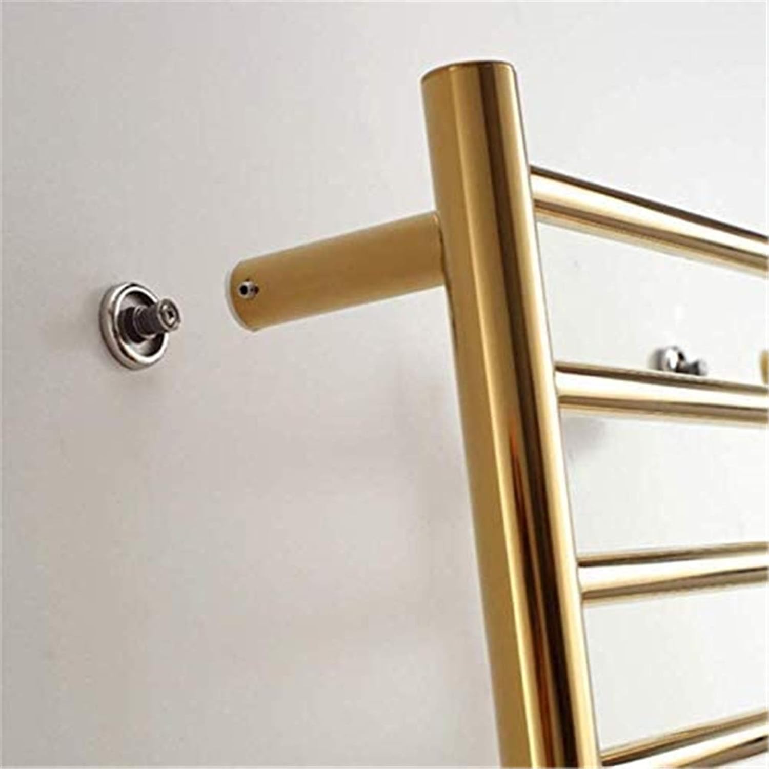 Heated Towel Rail Bathroom Wall Heater Towel Warmer,Towel Warmer, Electric Towel Rack Stainless Steel Safety Quick-Drying Towel Dryer Home Bathroom Accessories