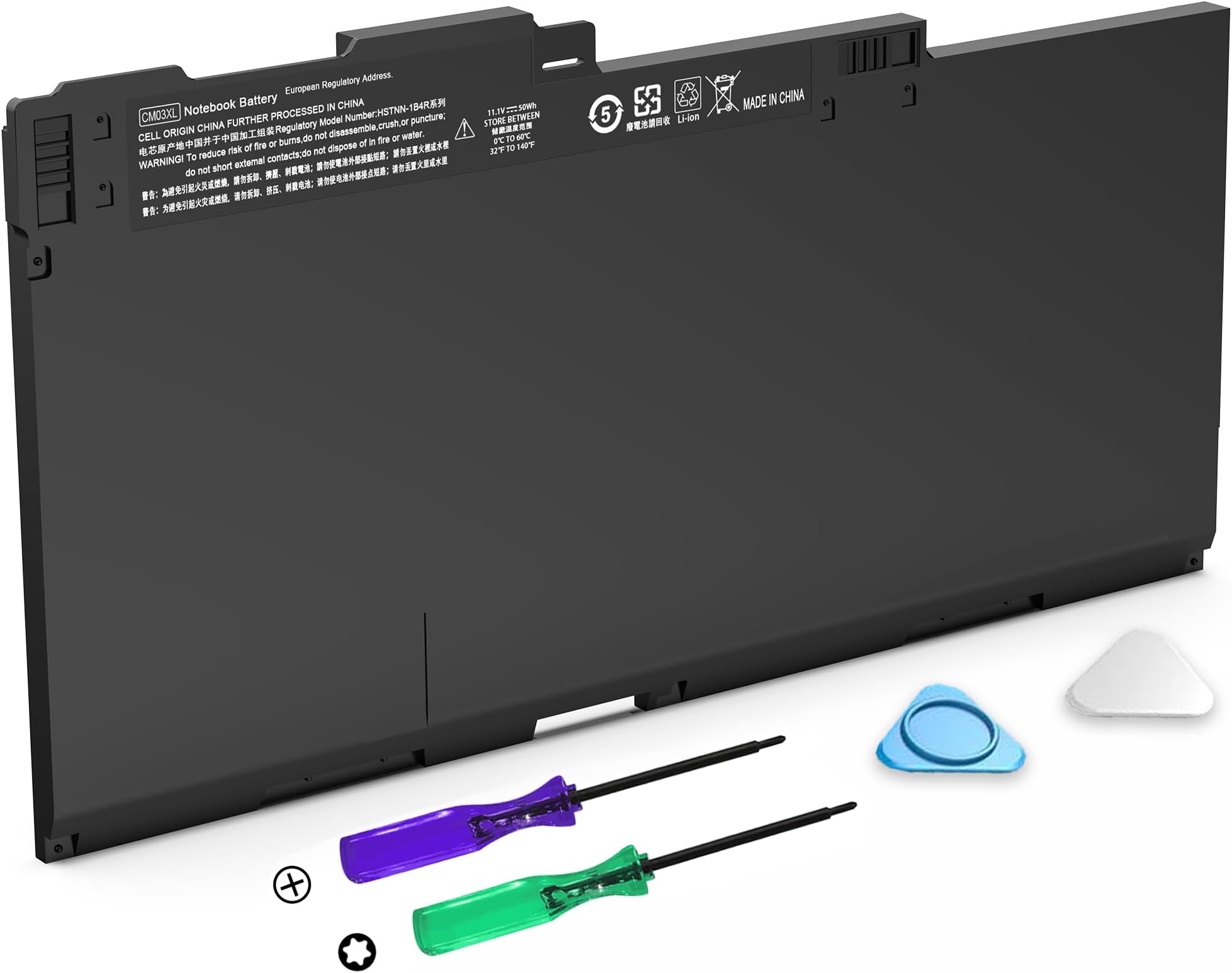 CM03 CM03XL Battery Replacement for HP EliteBook 840 845 850 855 740 745 750 755 G1 G2 Series Notebook ZBook 14 15u G2 CO06 CO06XL Battery Spare 716724-421 717376-001 CM03050XL(11.1V 50Wh)