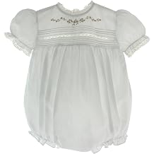 Feltman Brothers Infant Girls Bubble Outfit Lace Trim