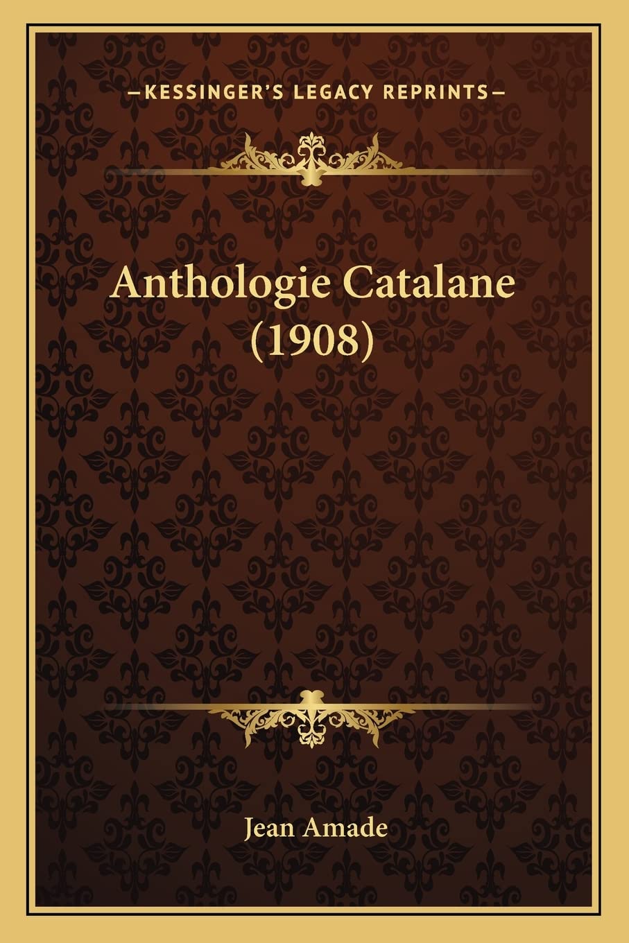 Anthologie Catalane (1908)