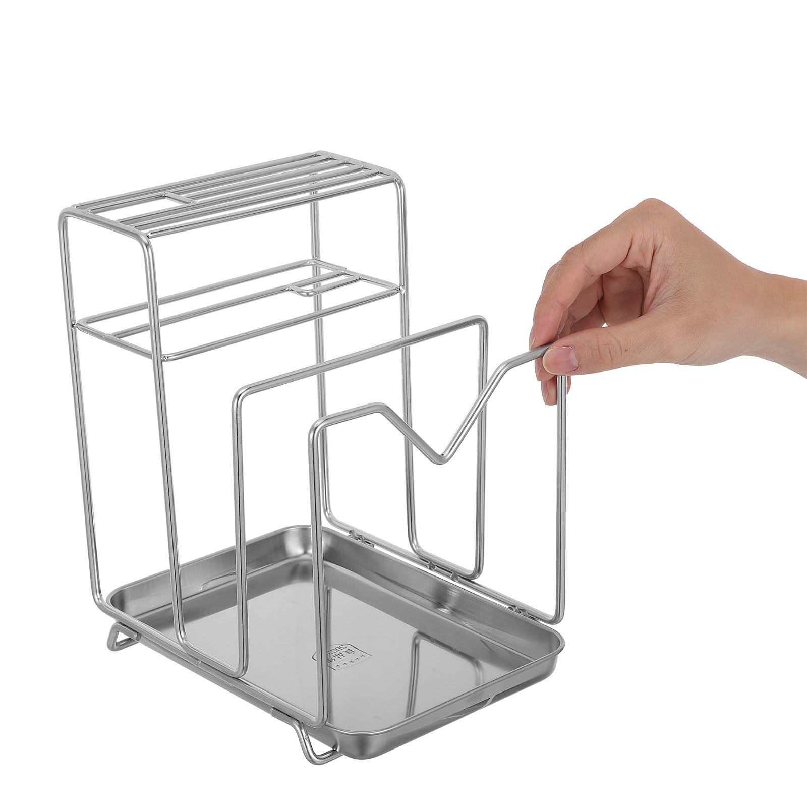 TOYANDONA Soporte Organizador para Tablas de Cortar y Cuchillos de Acero 304