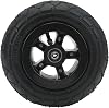 Keenso Mountain Skateboard Wheel, 8in Off Road Scooter Wheel with Pneumatic Tire, Anti-Skid, Alloy Hub, Flexible Rotation, Fits Mountain Scooter