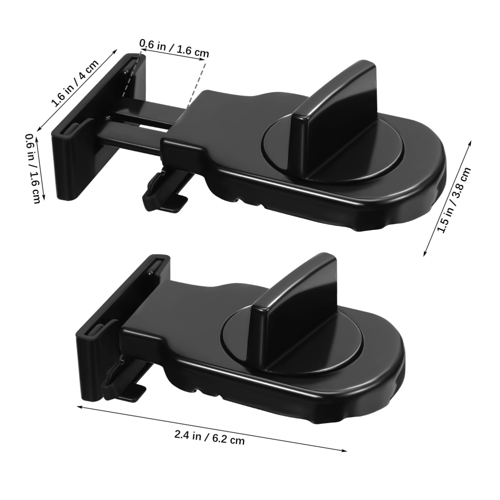 Tofficu 5 Ensembles Verrou De Fenêtre Coulissante Réglable Verrous Pour Fenêtres Portes Coulissantes De Protection 2 Pièces * 5