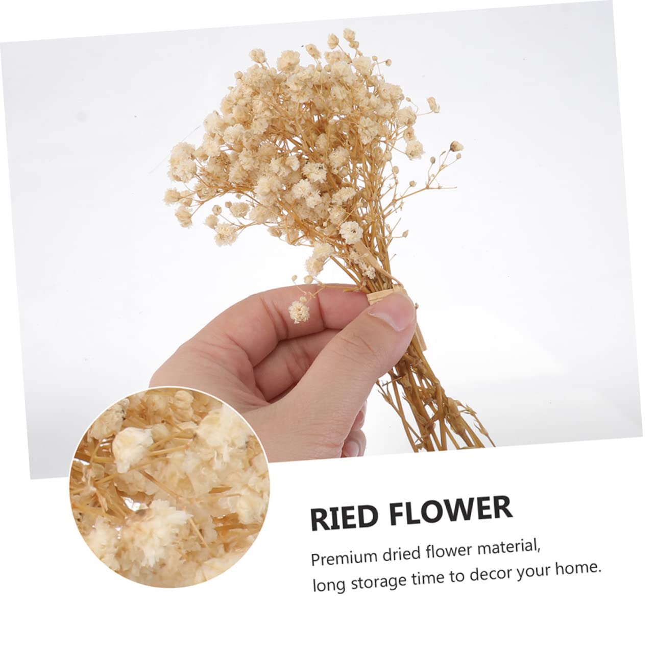 VILLCASE 4stücke Trockenblumenstrauß Bundles Getrocknete Schleierkraut Blumen Für Hochzeitsdekoration Und Wohnaccessoires Für Vasen Und Kreative Bastelprojekte