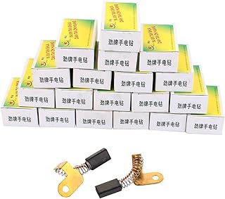 Aexit 20 Pairs Tools & Equipment Electric Drill Motor Rotary Power Tool Carbon Brush 12mm x 6.5mm Brushes & Dusters x 4mm