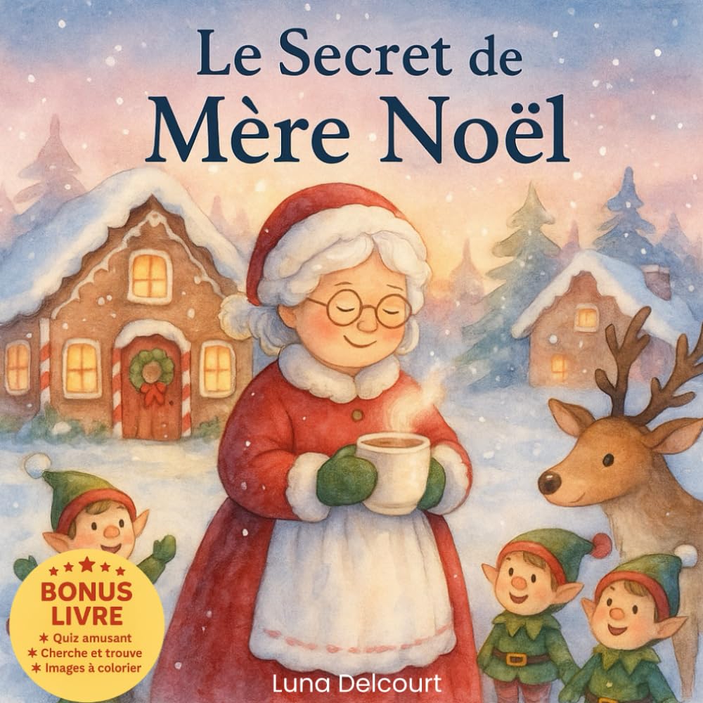 Le Secret de la Mère Noël: Histoire de Noël illustrée pour enfants, découvre la magie du cœur de la Mère Noel