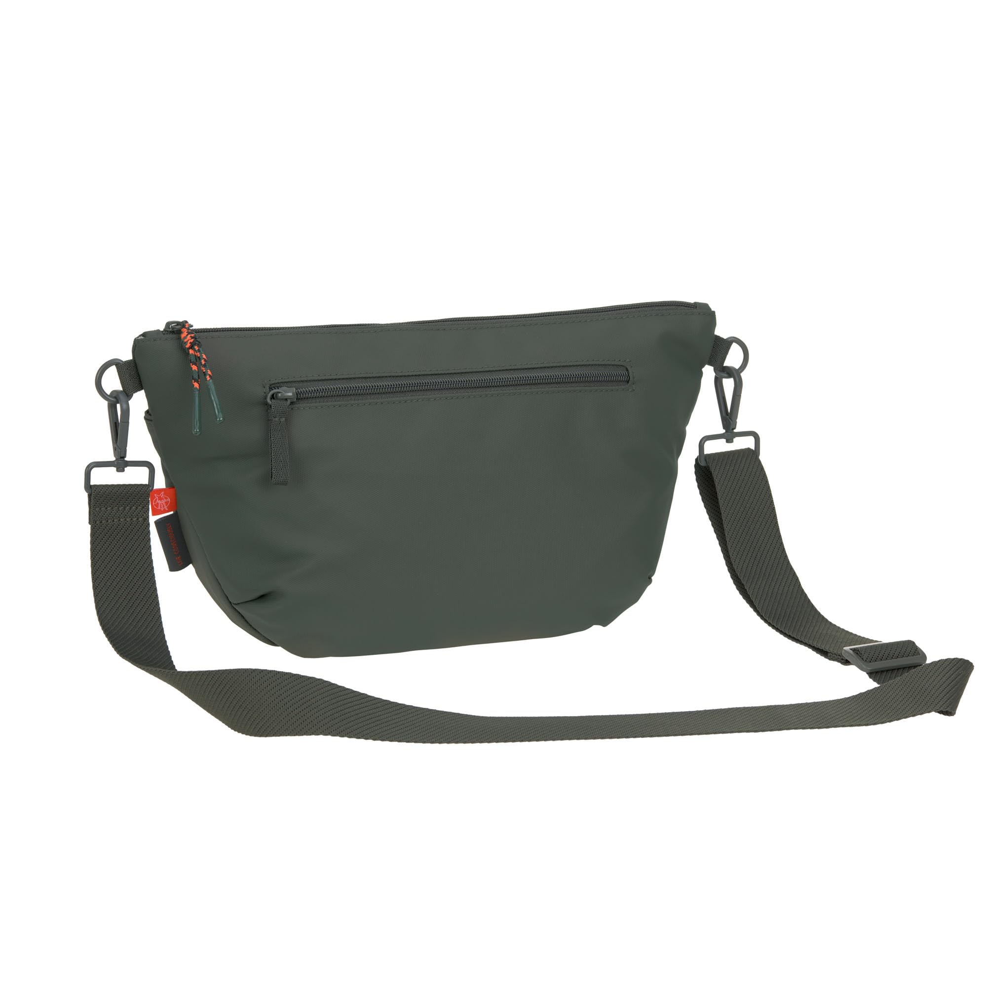 LÄSSIG Bolsa bandolera organizadora para cochecito de bebé bolsa para cochecito incl. fijación/Buggy Bum Bag dark olive