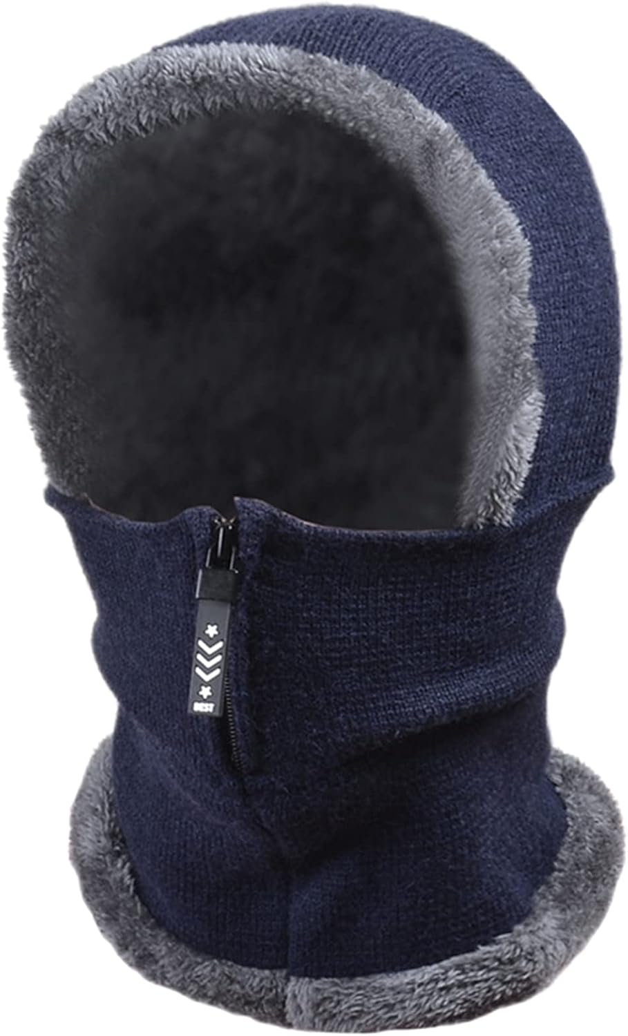Women's Winter Knitted Thermal Ski Balaclava, Cold Weather Windproof Full Face Mask, Balaclava Hood
