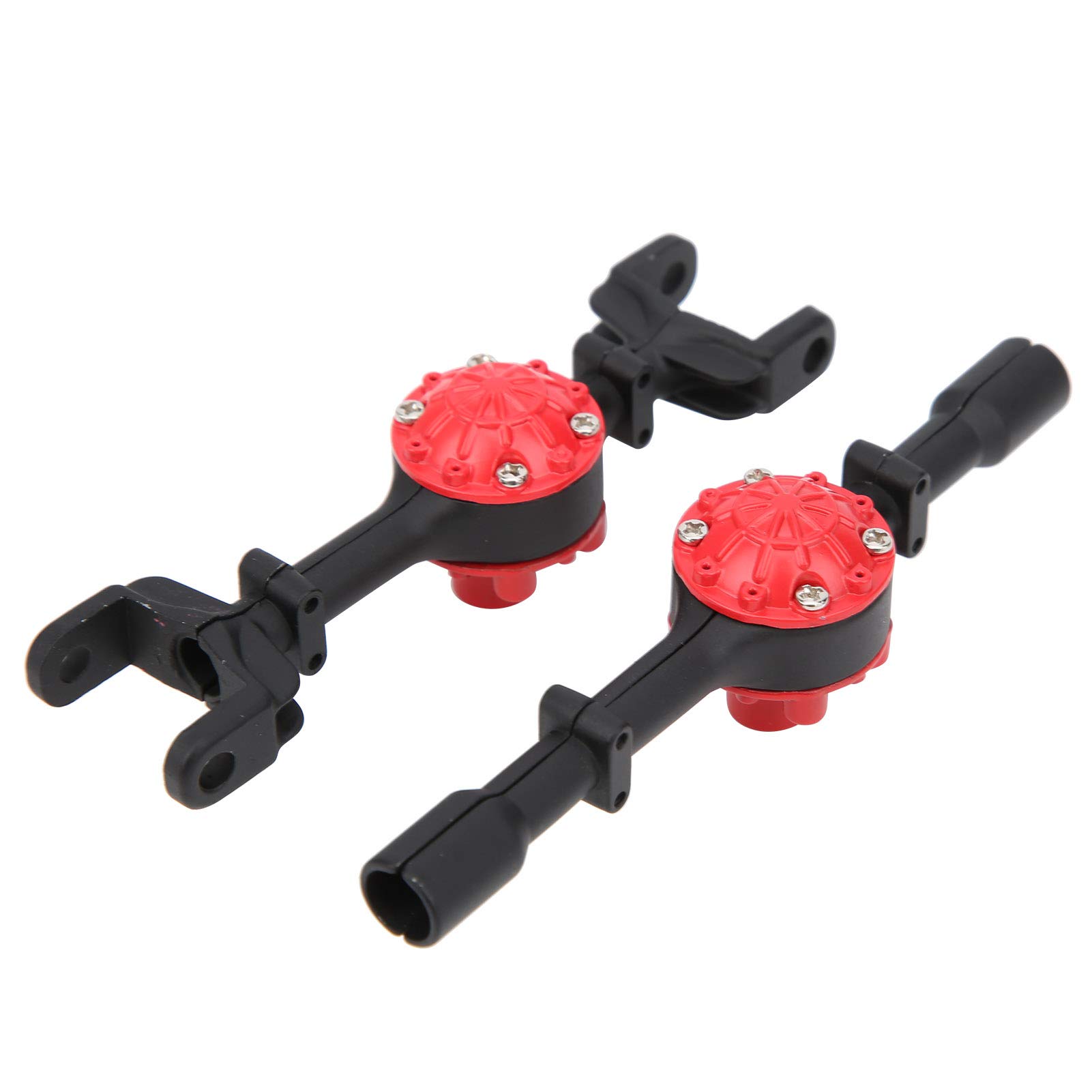 Metal Front and Rear Axle Housing RC Car Accessory Parts Fit for WPL D12 RC Truck (Black)