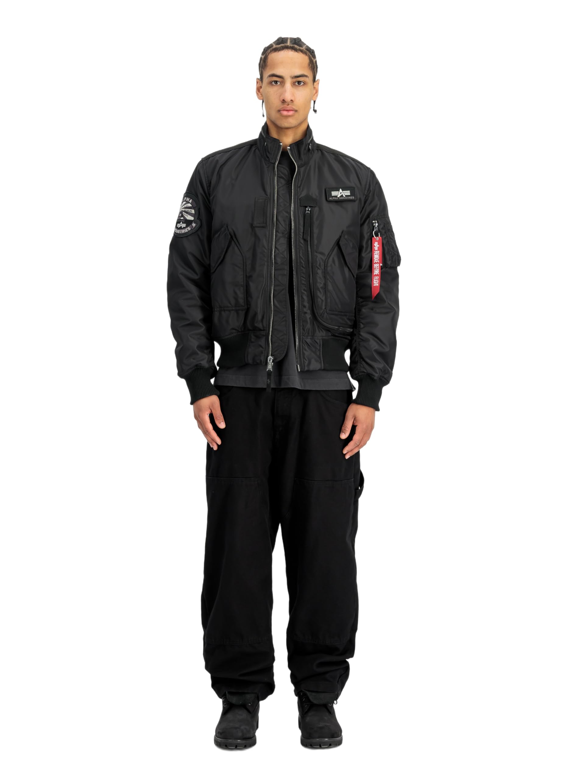 Alpha Industries Herren Engine Bomberjacke (1er Pack)