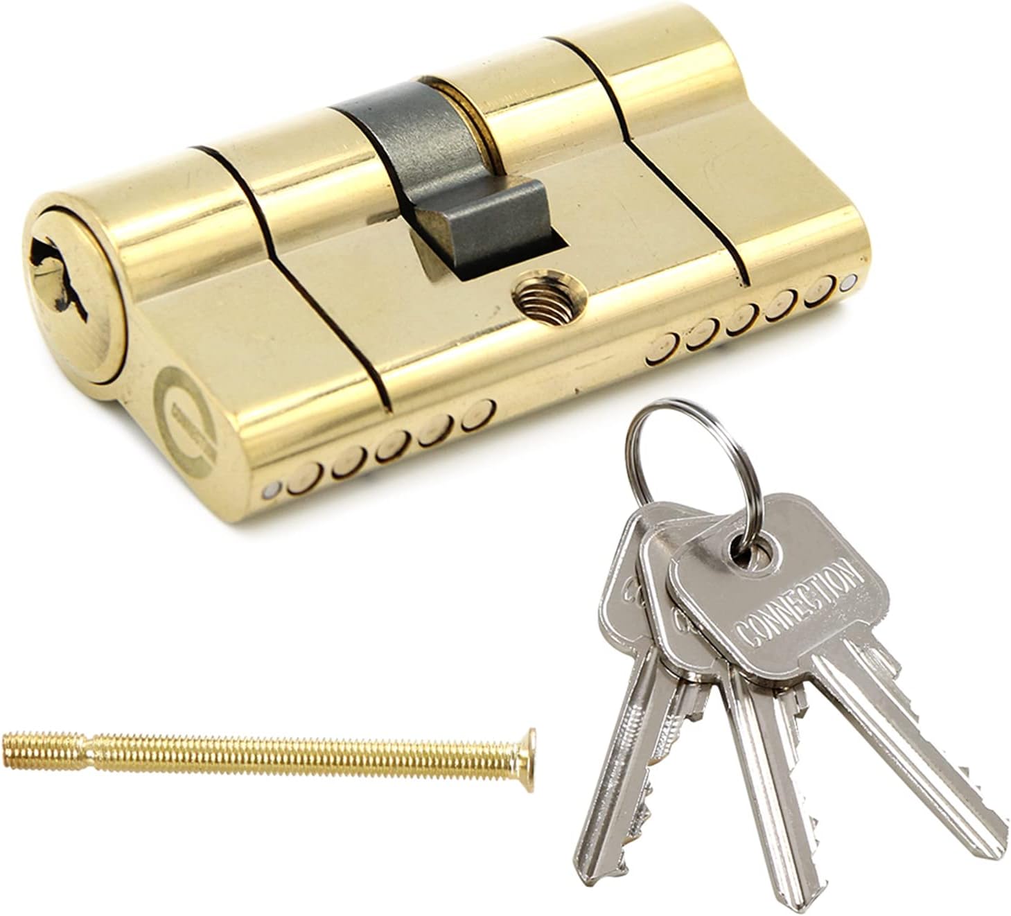 Security AntiSnap Euro Lock Cylinder Brass Replacement Lock Barrel