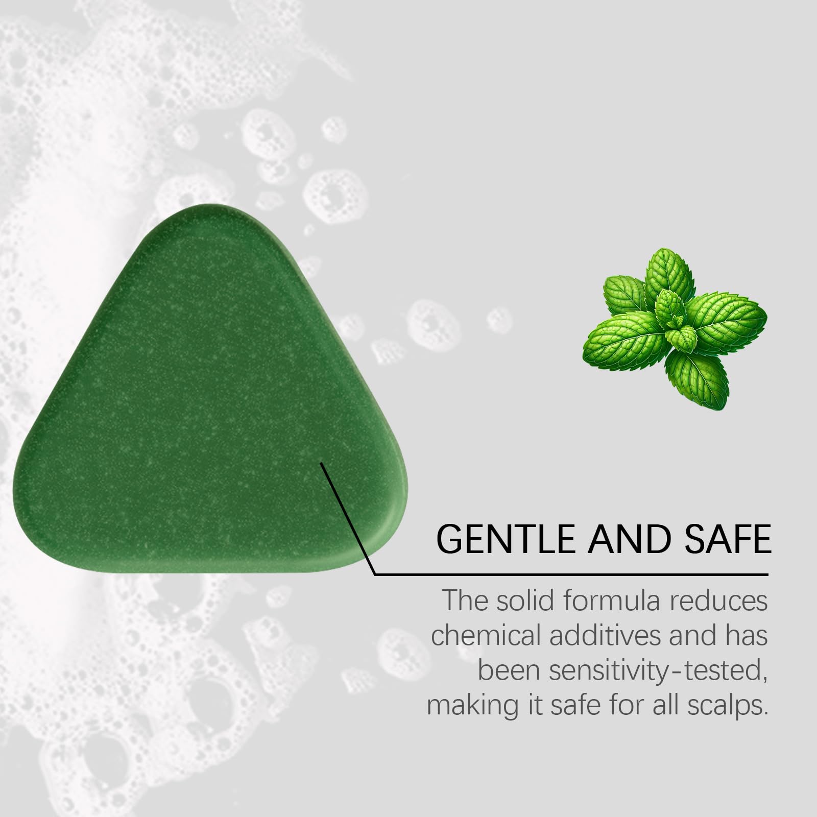 Shampoo e sapone alle foglie di Platycladus orientalis, shampoo e balsamo, shampoo e saponi Polygonum multiflorum, shampoo solidi verdi, rinforza i capelli (4)