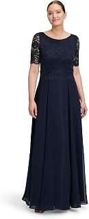 Vera Mont Damen Abendkleid mit Spitze