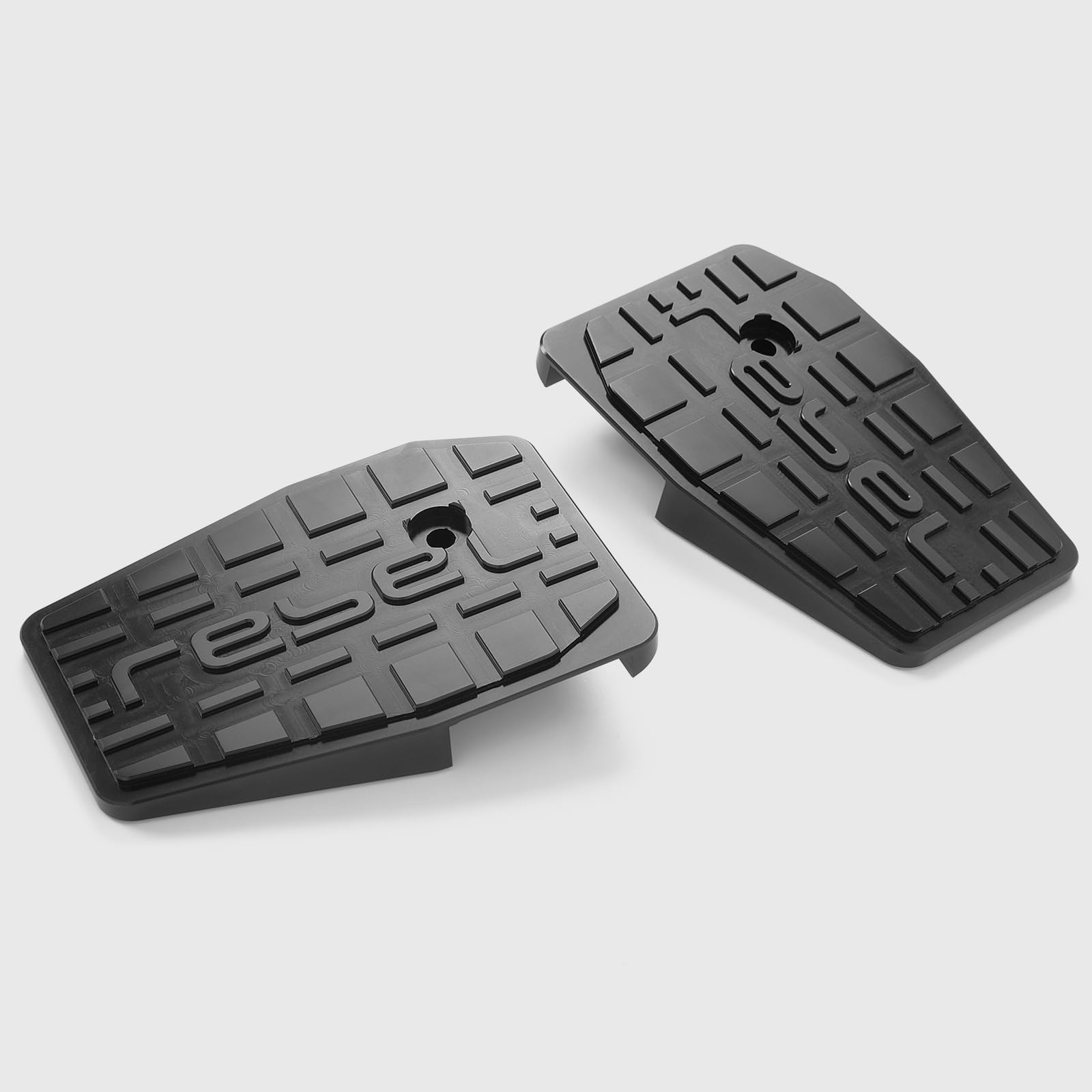 WOOGA Motorrad breite Fußrasten Pedale Rest Fußrasten Dielen Zubehör Für Ho&n&da Rebel 250 Rebel CMX 500 Rebel 300 CMX 250 CMX 500 CMX 300 2017-2025 (Schwarz)