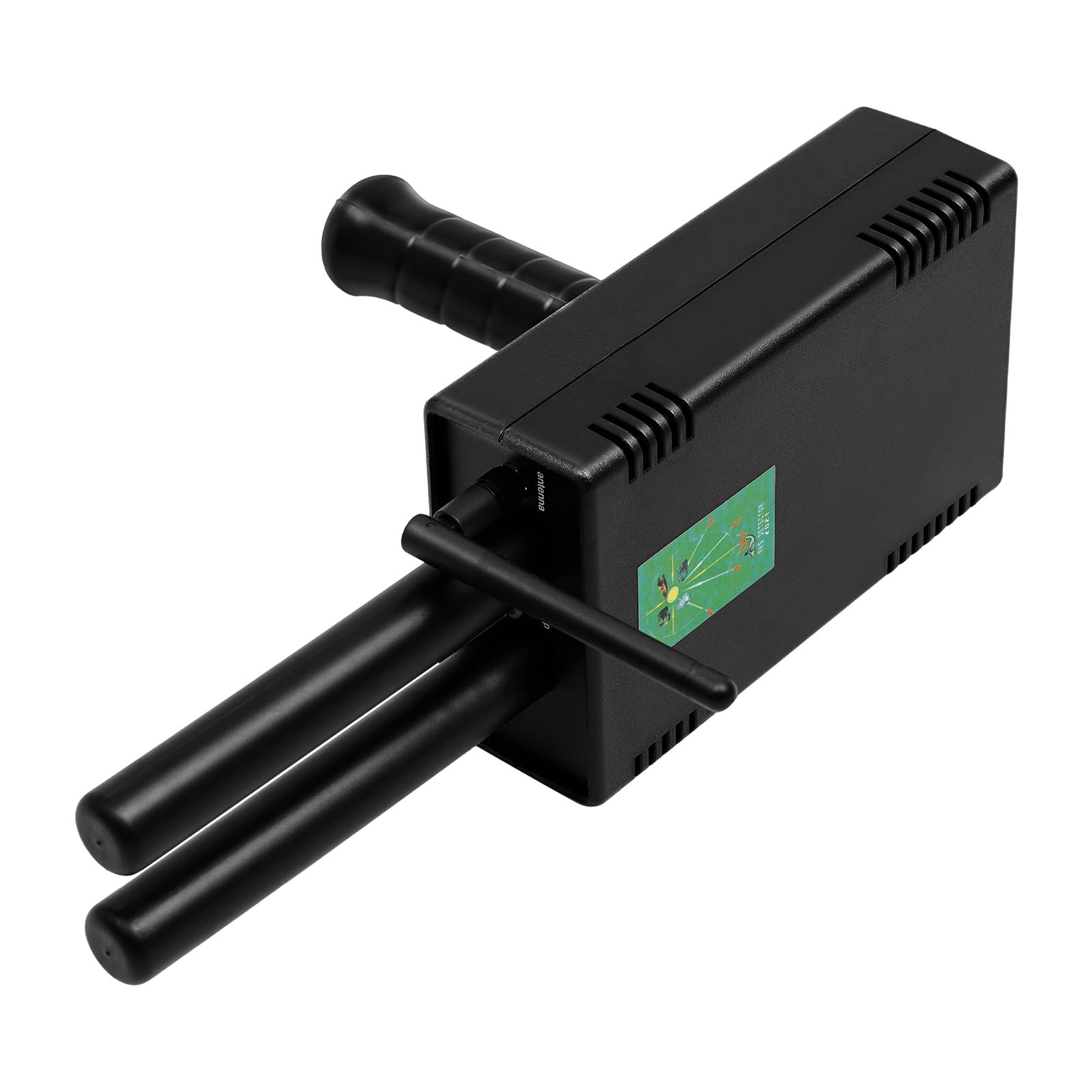Détecteur de métaux - Portée de recherche de 1000 m - Profondeur de détection de 20 m - Détecteur d'or portable - Double sonde - Scanner 3D professionnel - Léger - Avec sac et chargeur - Étui de