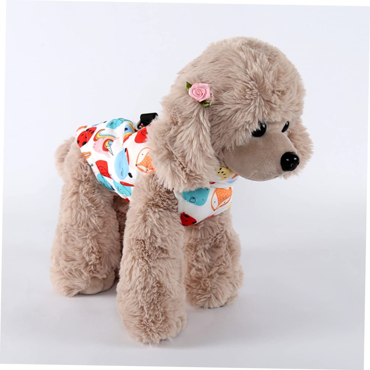 FOMIYES 3 Pezzi Gilet per Cani di Piccola Taglia Elegante Abbigliamento per Animali Domestici Gilet Caldo per Cani Motivo Animali per Fotografia E Feste