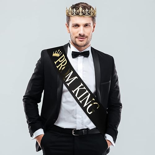 Miniatura 6 de Saintrygo Tiara de corona de graduación de reina y rey 2025 para adultos, Halloween, boda, cosplay, Telas Acero