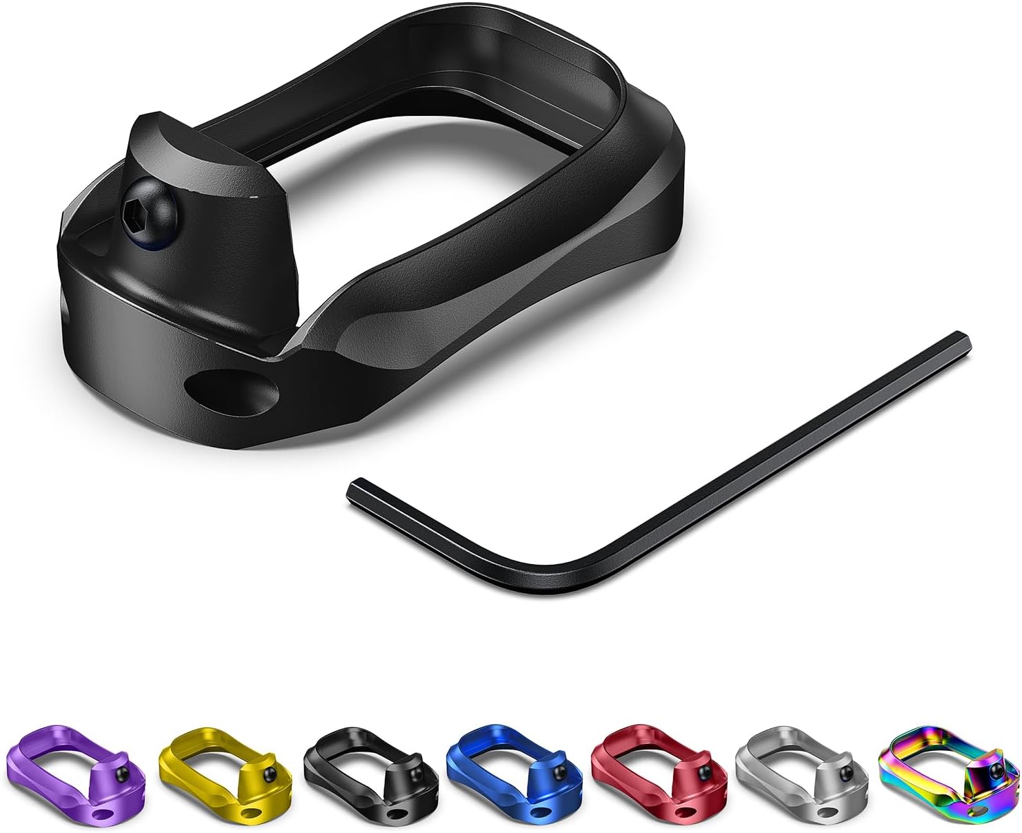 GL00OCK Aluminum Watch Frame Mount Cover for 17, 17L, 22, 24, 31, 34, 35, 37 (Gen3 and Gen4) Watch Case (Gold)