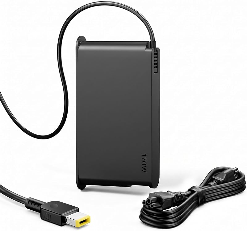 170W Laptop Charger Fit for Lenovo ThinkPad LOQ ideapad Gaming 3 | Compatible ThinkPad P1 P15 P16 P71, Legion Slim 5, AC Adapter ADL170SDC3A, ADL170SLC3A, ADL170SCC3A, SA10R16886, SA10R16887