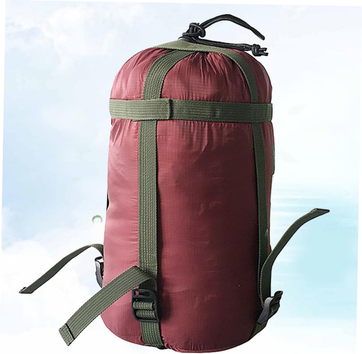 Mikikit Camping Sleeping Bag Compression Bag Lightweight Quilt Storage Sack for for Adults