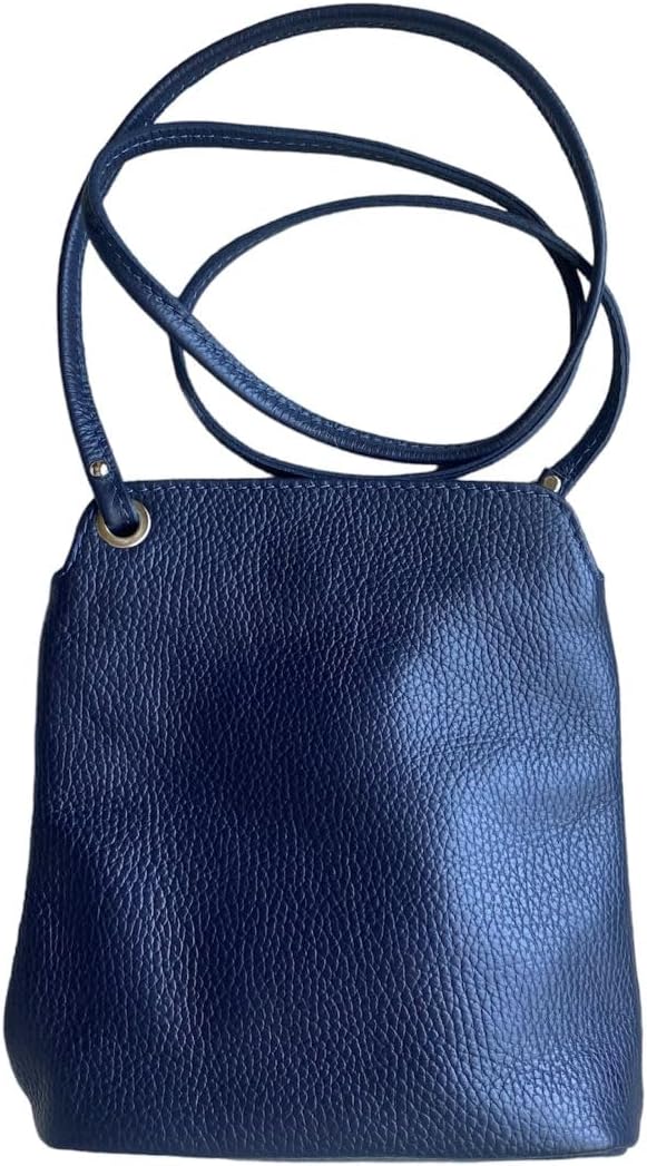 Fina Italian Leather Mini Crossbody for Women – Slim Travel Purse, Anti-Theft Wallet & Passport Bag