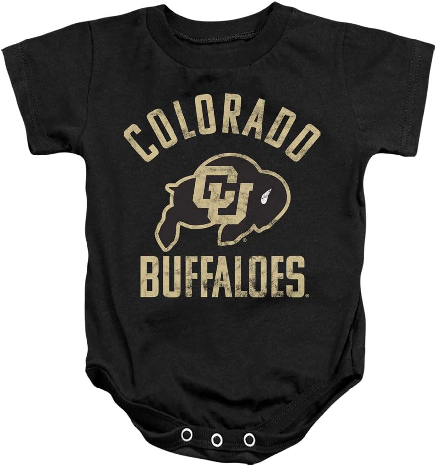 University of ColoradoOfficial Buffaloes Logo Unisex Infant Snap Suit for Baby