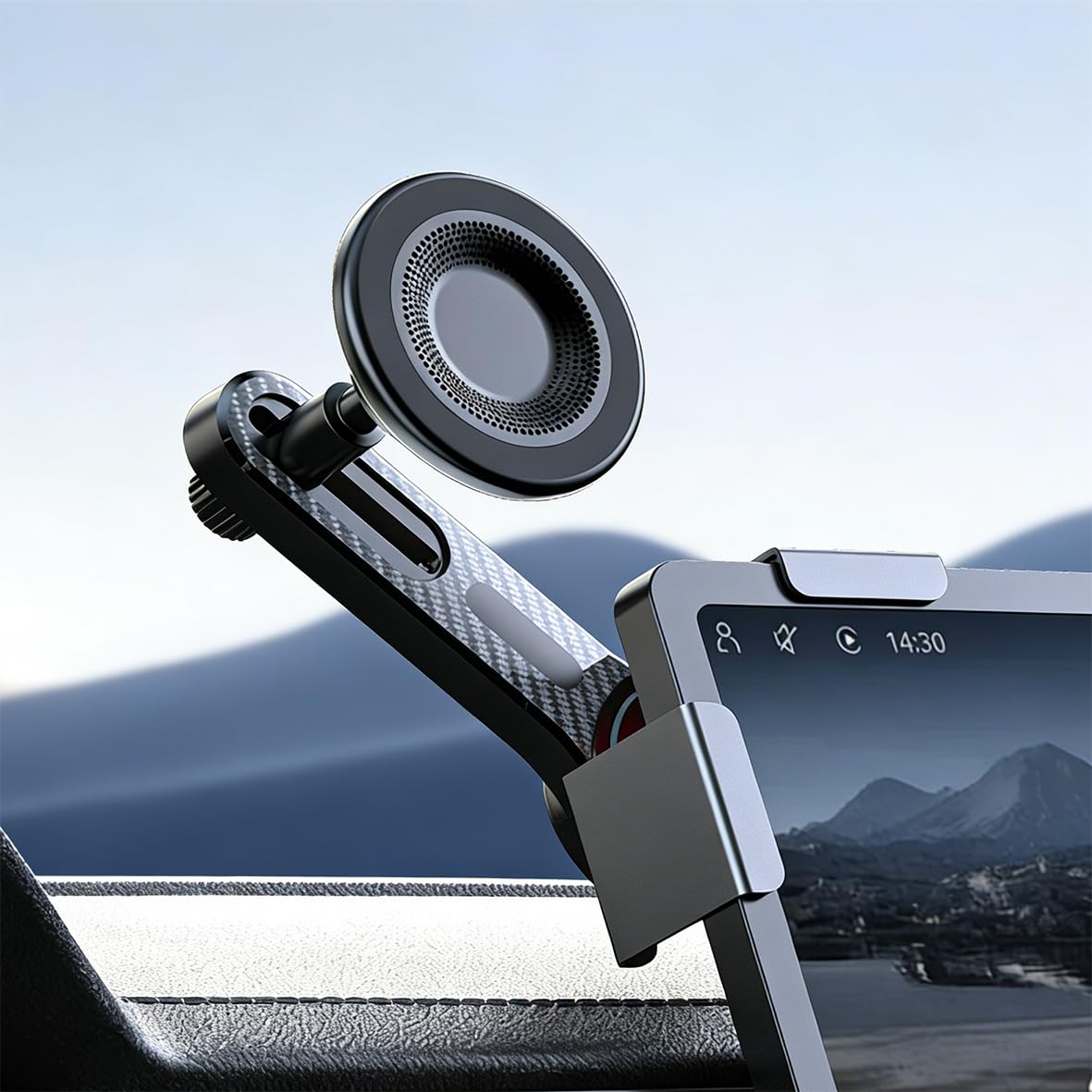 WANGGGZCWYLDAFC Magnetic Display Phone Mount for Dacia Duster 2024-2026