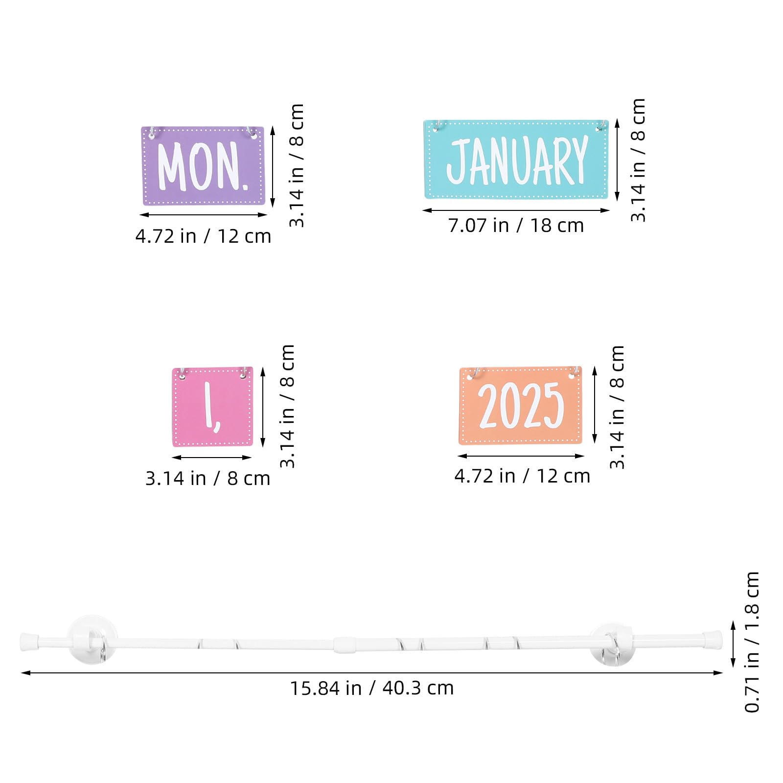 DOITOOL Calendario Didattico Flip per Classe Calendario Magnetico Mensile Bacheca Interattiva per Insegnanti e Homeschooling