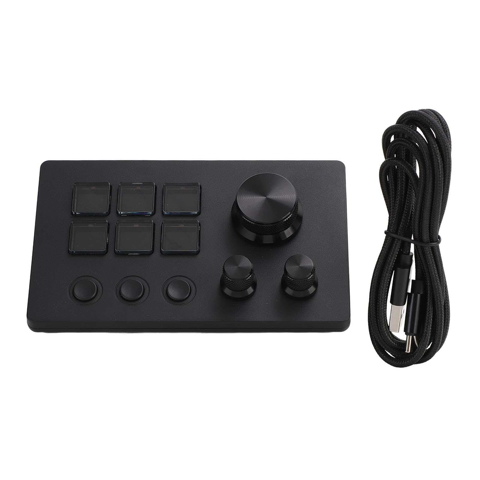 Studiodeck mit Knöpfen, Stream-Controller-Triggeraktionen in Apps-Software für OBS für Twitch für YouTube, Benutzerdefinierte Konsole für Foto- und Videobearbeitung,