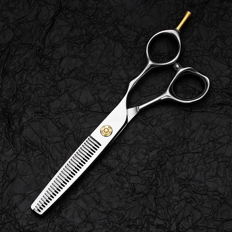 Hair Cutting Shears, 6 Inch 440c Professional Hair Scissors Salon Barber Scissors Hairdressing Cutting Thinning Shears Set(