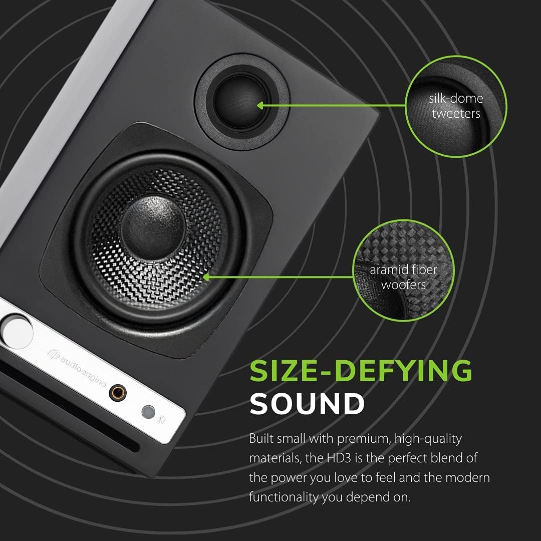 国内正規品】Audioengine オーディオエンジン HD3 ワイヤレス 国内正規品】Audioengine オーディオエンジン HD3 ワイヤレス