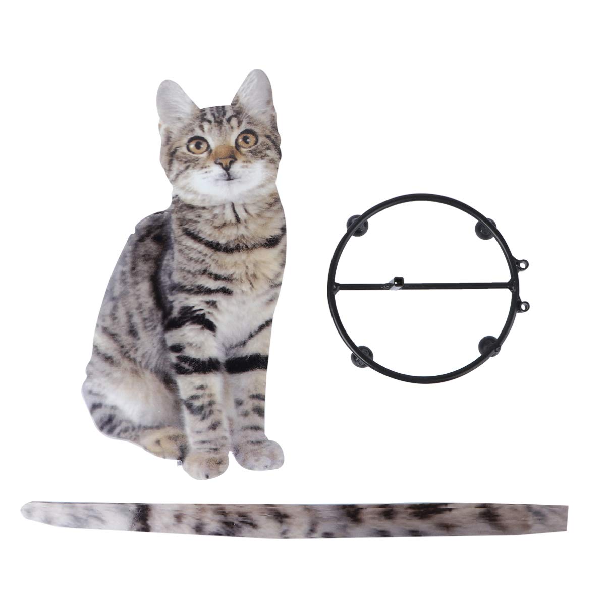 Cabilock Cat Paper Towel Holder Countertop Paper Towel Holder Cat Kitchen Roll Holder Towel Dispenser for Kitchen