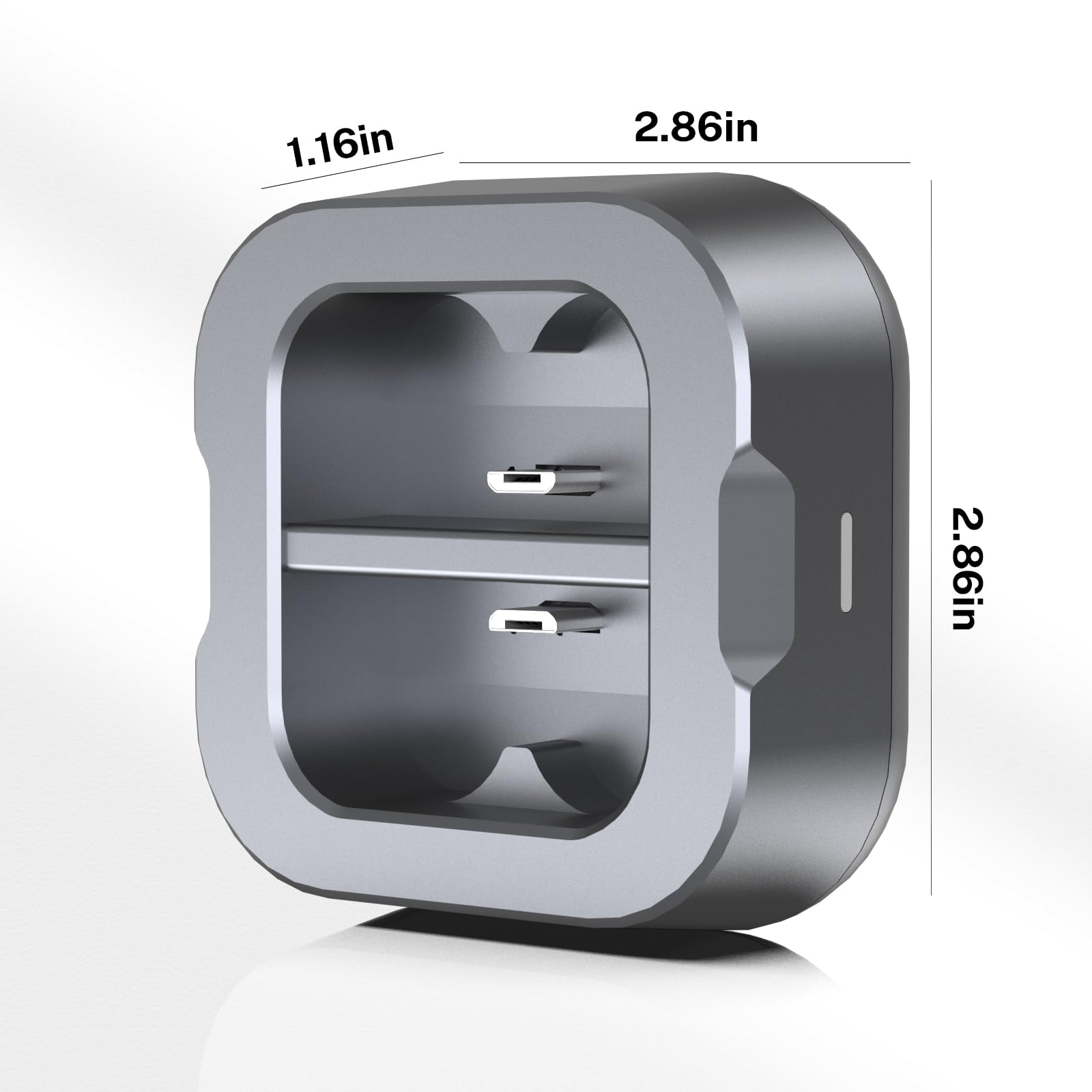 Lot de 2 batteries de rechange V4 pour Ring Doorbell 7200 mAh avec station de charge pour Ring Video Doorbell 2/3/3 Plus/4, Spotlight Cam, Stick Up Cam et Peephole Cam Indoor
