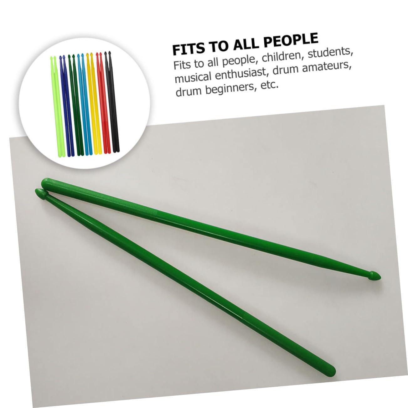 GALPADA 7 Paar 5a Nylon Drumsticks für Anfänger und Amateure Leichte Schlagzeug Stäbe mit Perfektem Gewicht und Langlebigem Material für Zuhause und Schule