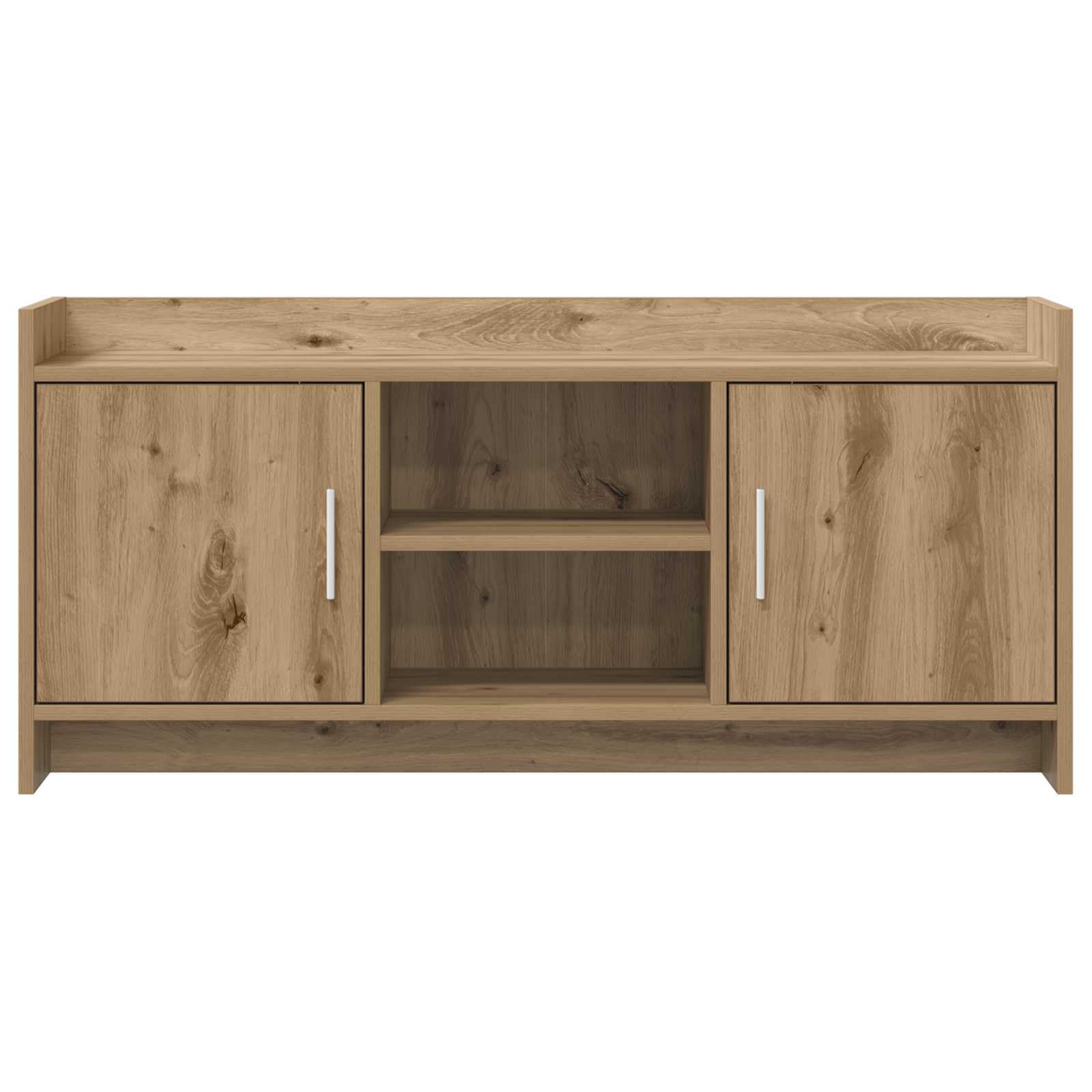 Drewniana szafka pod telewizor Inżynieria 102x33x47 cm Dub Artisan